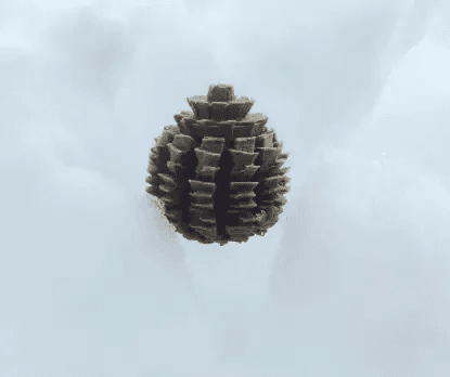 Close-up of Paincone texture